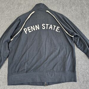IZOD Penn State Nittany Lions Varsity Lettering Navy Blue Full Zip Sweatshirt M